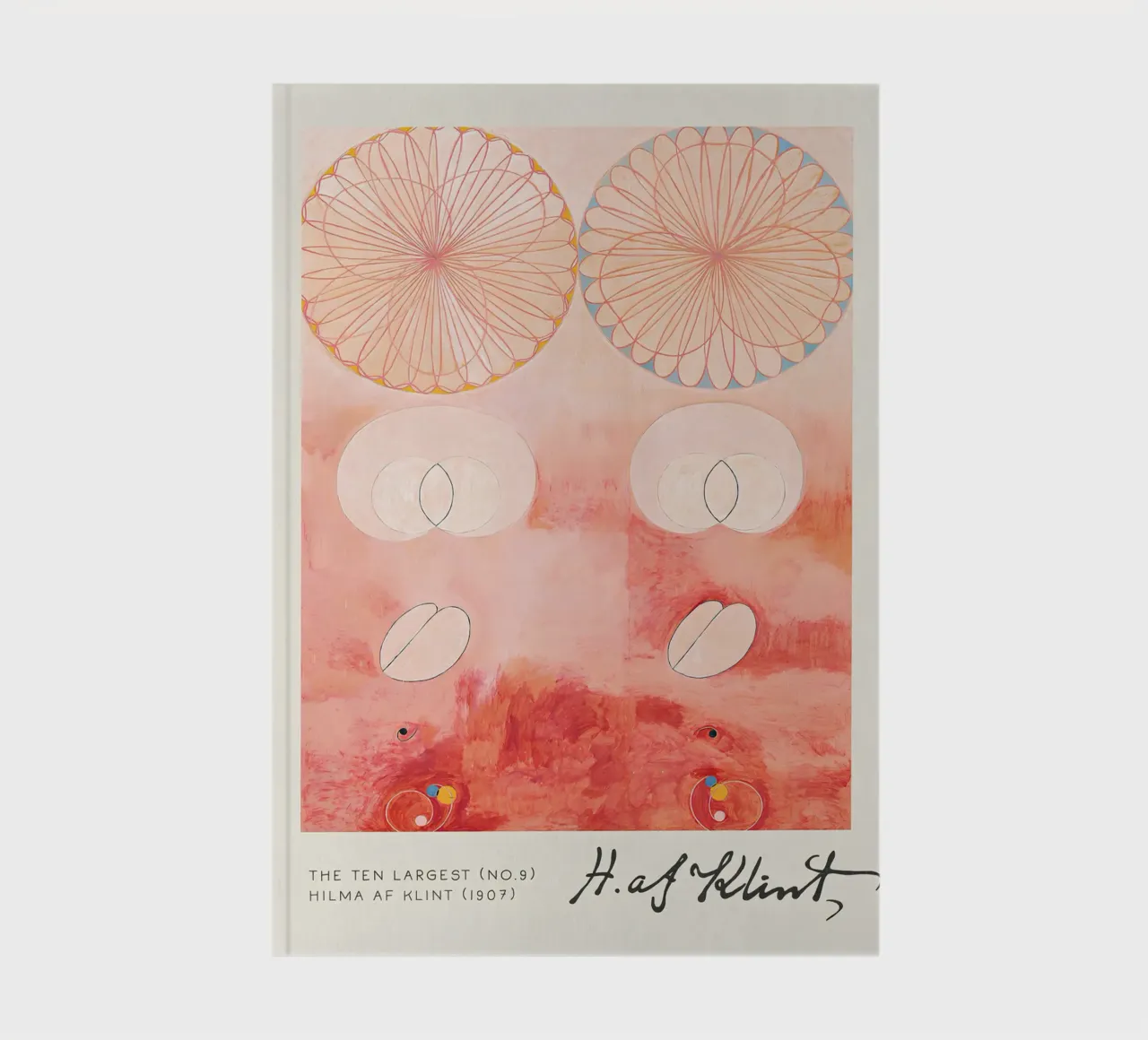 Hilma af Klint The Ten Largest No. 9 Old Age Abstract notebook by homdeco