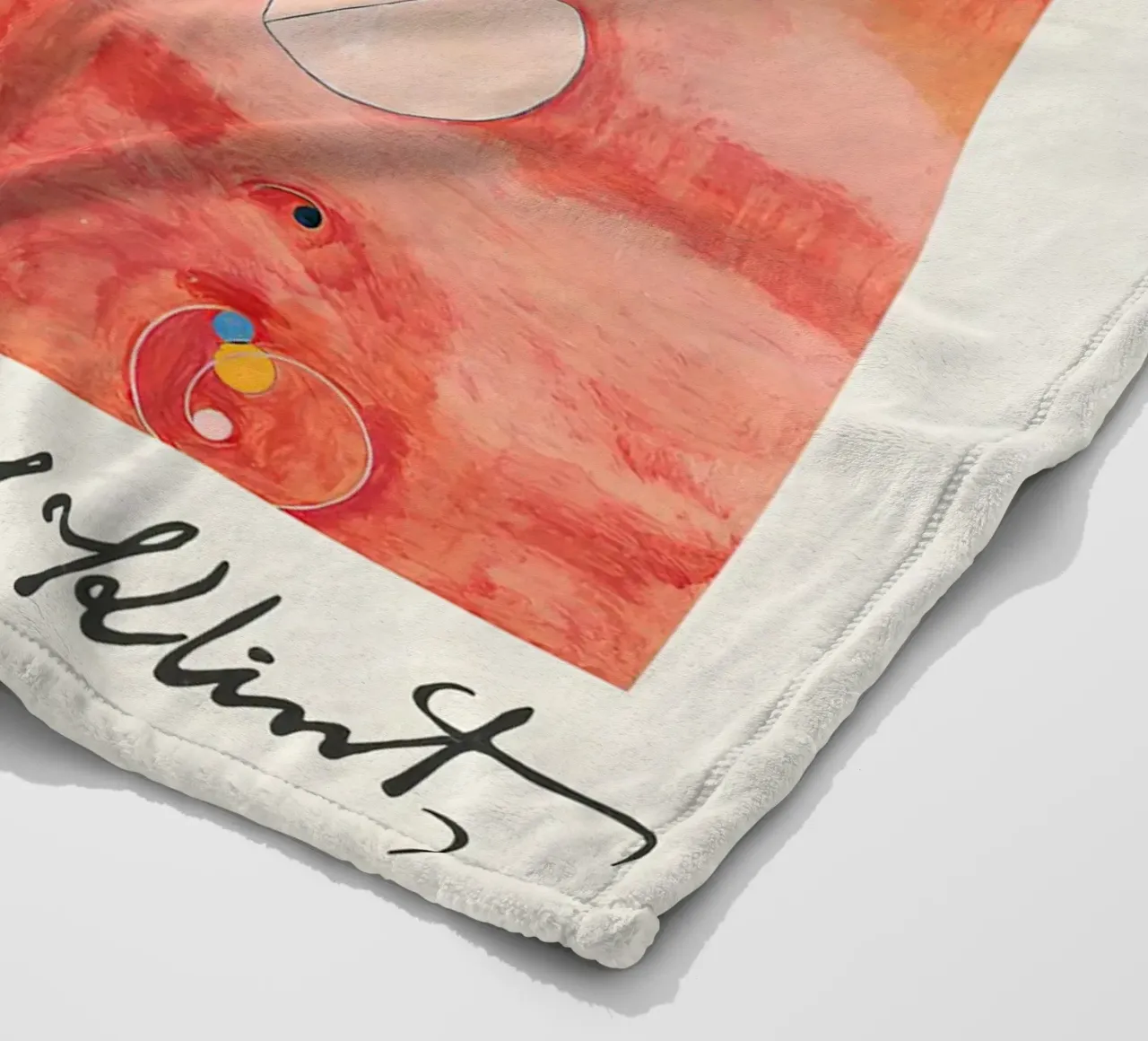 Hilma af Klint I dieci più grandi n. 9 Astratto sulla vecchiaia coperta in pile da homdeco