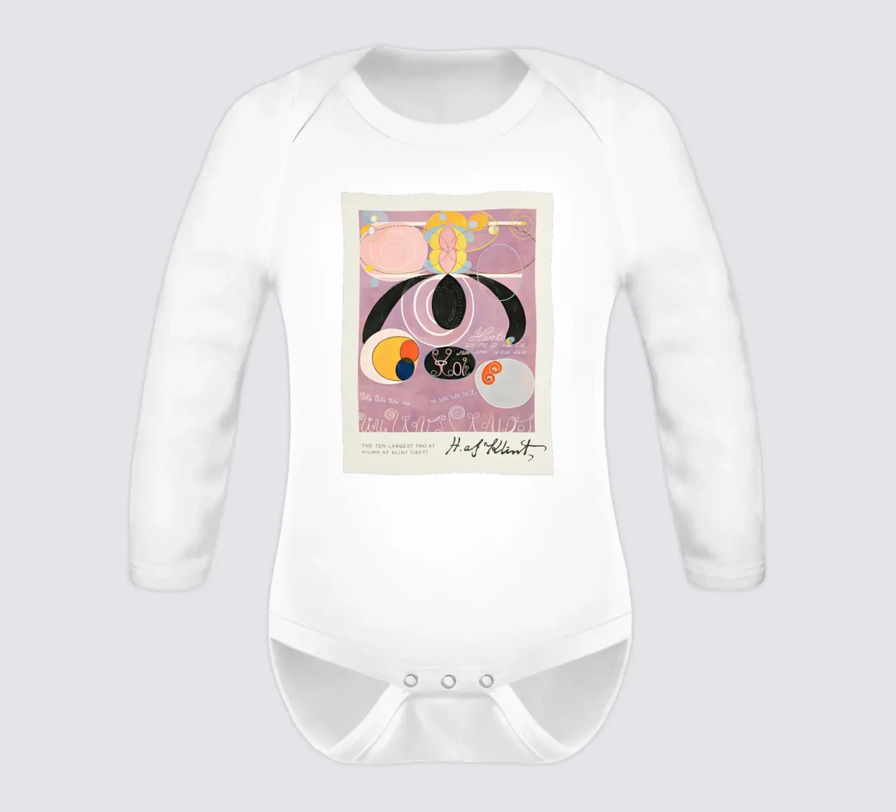 Hilma af Klint I dieci più grandi n. 6 L'età adulta Abstract body neonato maniche lunghe da homdeco