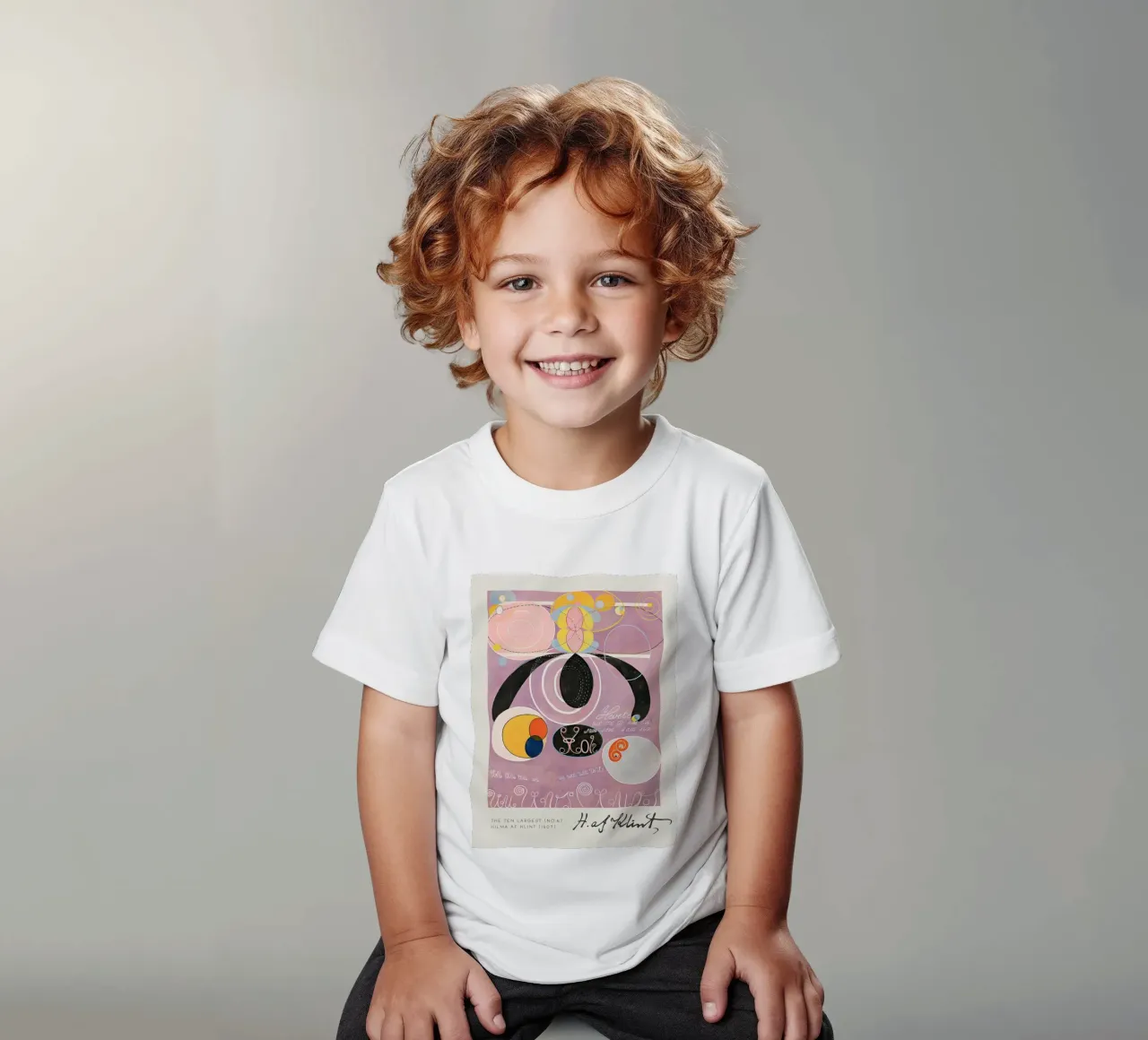 Hilma af Klint I dieci più grandi n. 6 L'età adulta Abstract t-shirt bambini da homdeco