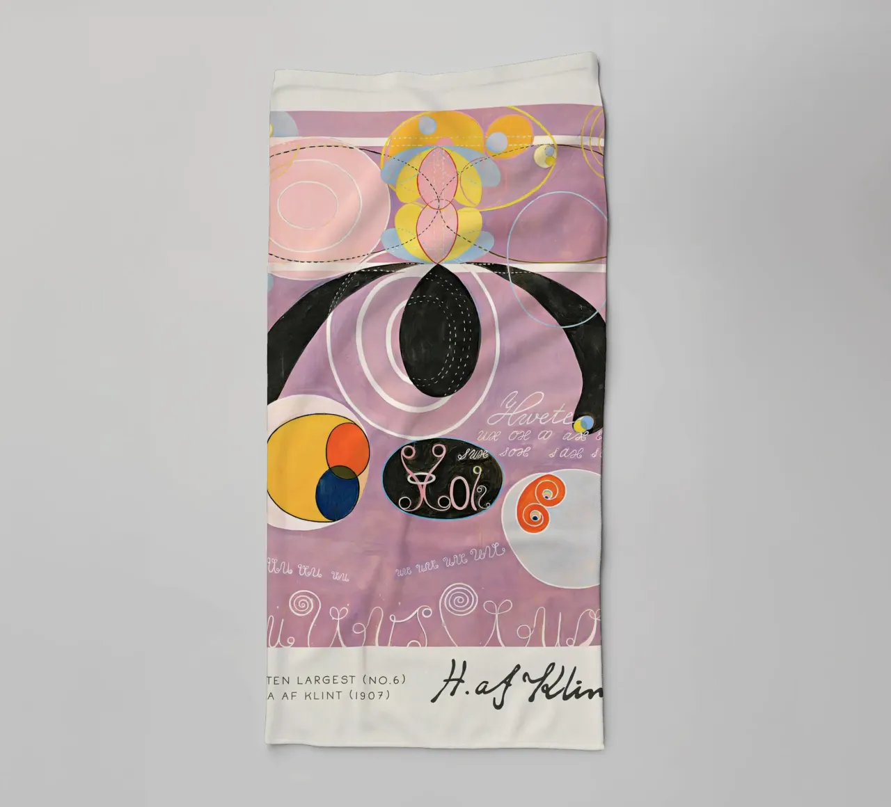 Hilma af Klint The Ten Largest No. 6 Adulthood Abstract towel by homdeco