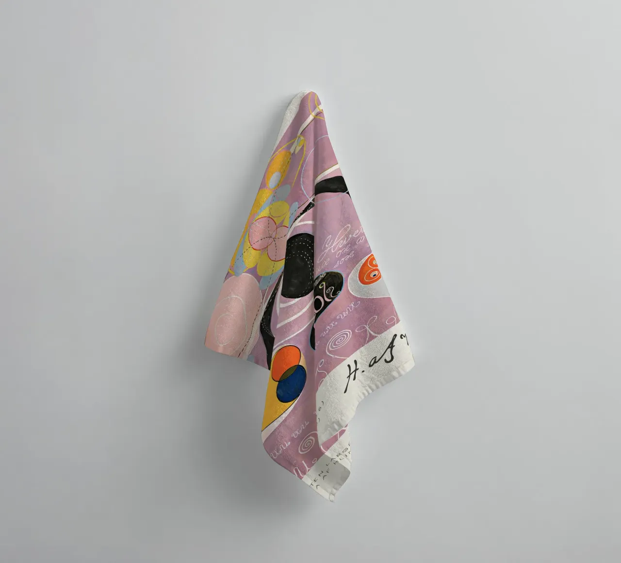 Hilma af Klint The Ten Largest No. 6 Adulthood Abstract towel by homdeco