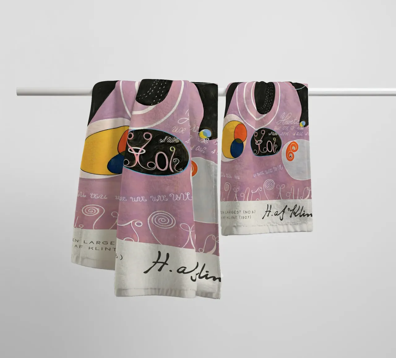Hilma af Klint The Ten Largest No. 6 Adulthood Abstract towel by homdeco