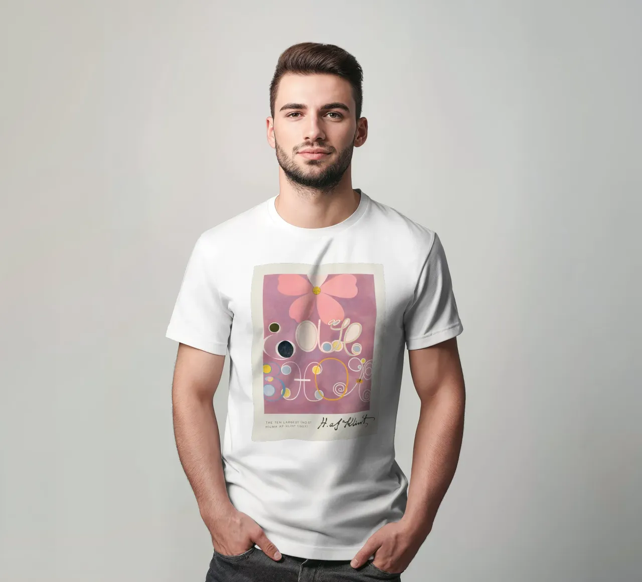 Hilma af Klint I dieci più grandi n. 5 L'età adulta Abstract t-shirt da homdeco