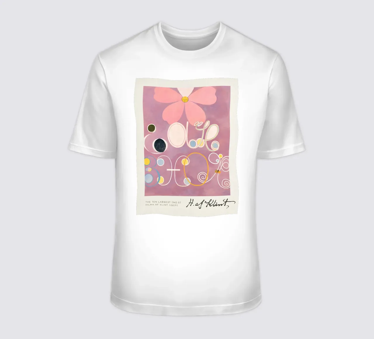 Hilma af Klint I dieci più grandi n. 5 L'età adulta Abstract t-shirt da homdeco