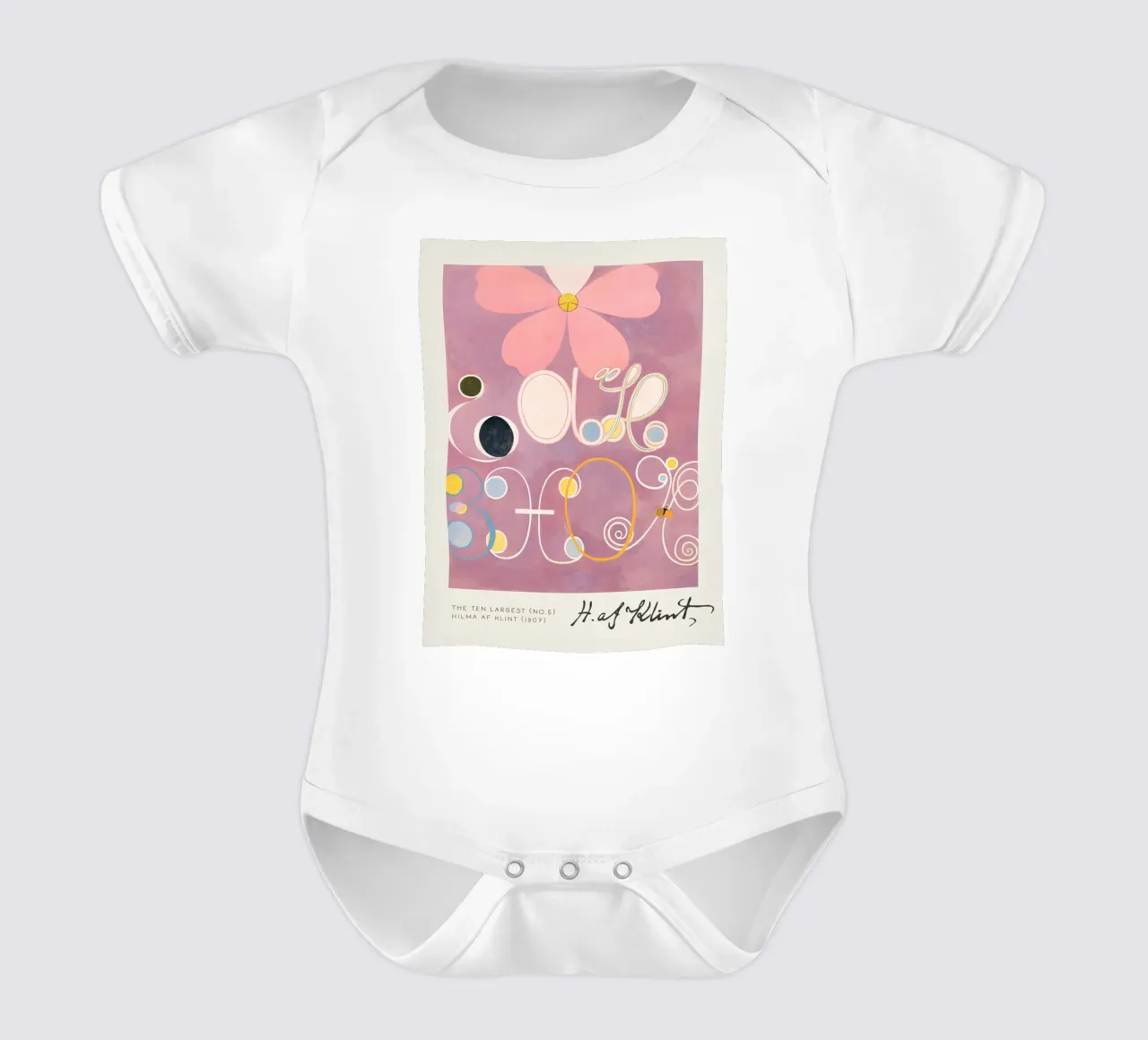 Hilma af Klint I dieci più grandi n. 5 L'età adulta Abstract body neonato maniche corte da homdeco
