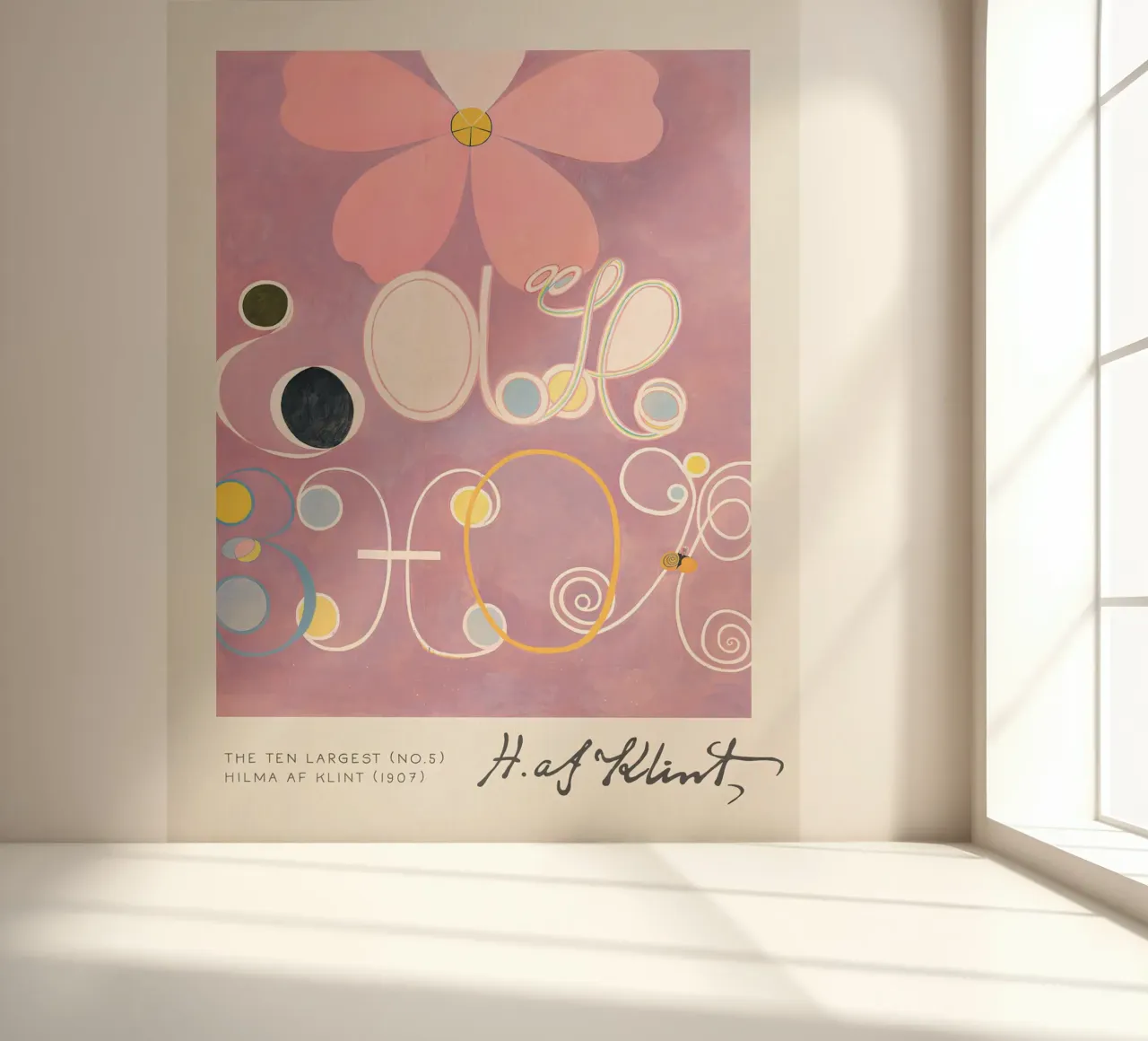 Hilma af Klint The Ten Largest No. 5 Adulthood Abstract photo wallpaper by homdeco