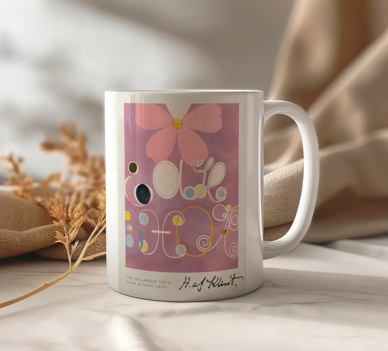 Hilma af Klint I dieci più grandi n. 5 L'età adulta Abstract tazza in ceramica da homdeco