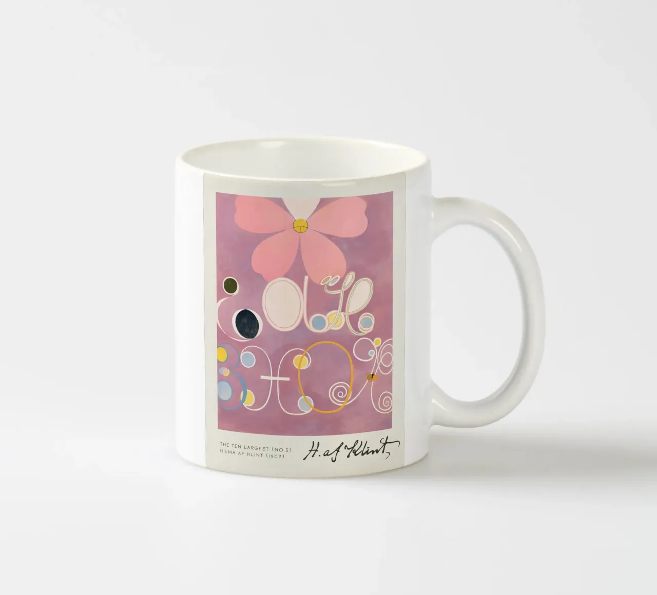 Hilma af Klint I dieci più grandi n. 5 L'età adulta Abstract tazza in ceramica da homdeco