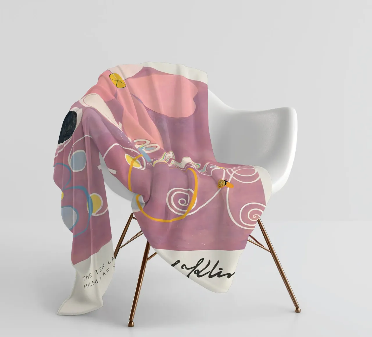 Hilma af Klint I dieci più grandi n. 5 L'età adulta Abstract coperta in pile da homdeco