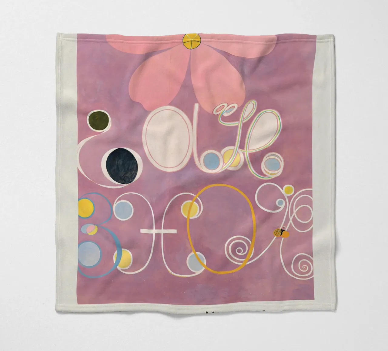 Hilma af Klint I dieci più grandi n. 5 L'età adulta Abstract coperta in pile da homdeco