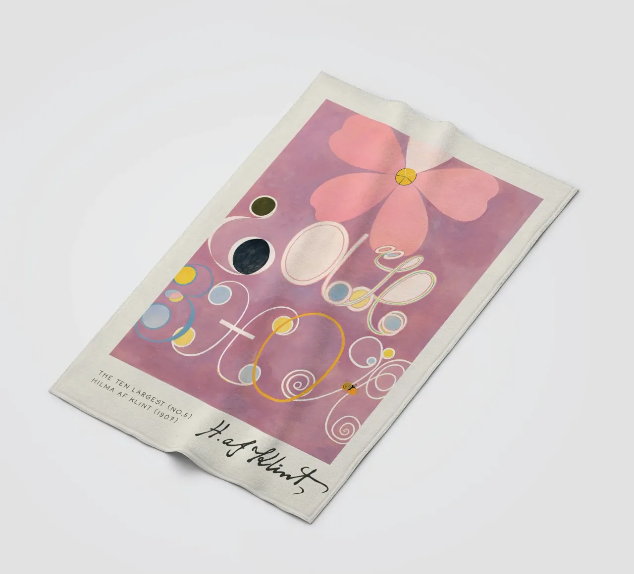Hilma af Klint I dieci più grandi n. 5 L'età adulta Abstract coperta in pile da homdeco