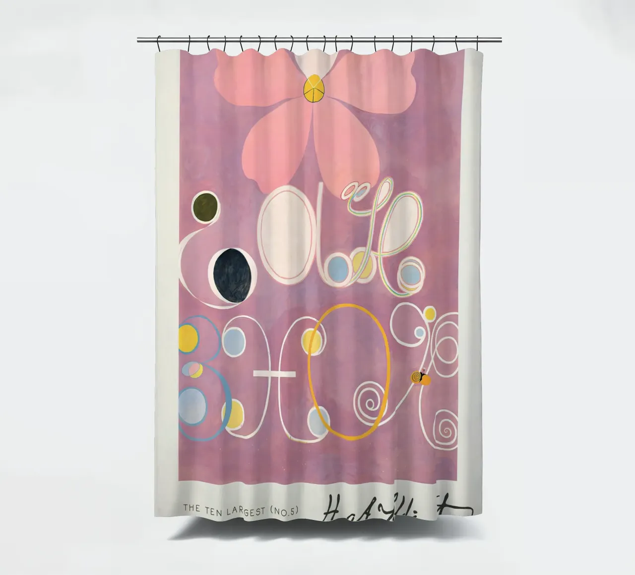 Hilma af Klint I dieci più grandi n. 5 L'età adulta Abstract tenda da doccia da homdeco