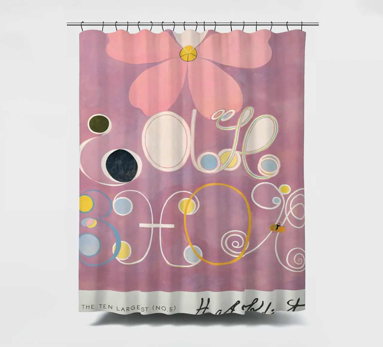 Hilma af Klint I dieci più grandi n. 5 L'età adulta Abstract tenda da doccia da homdeco