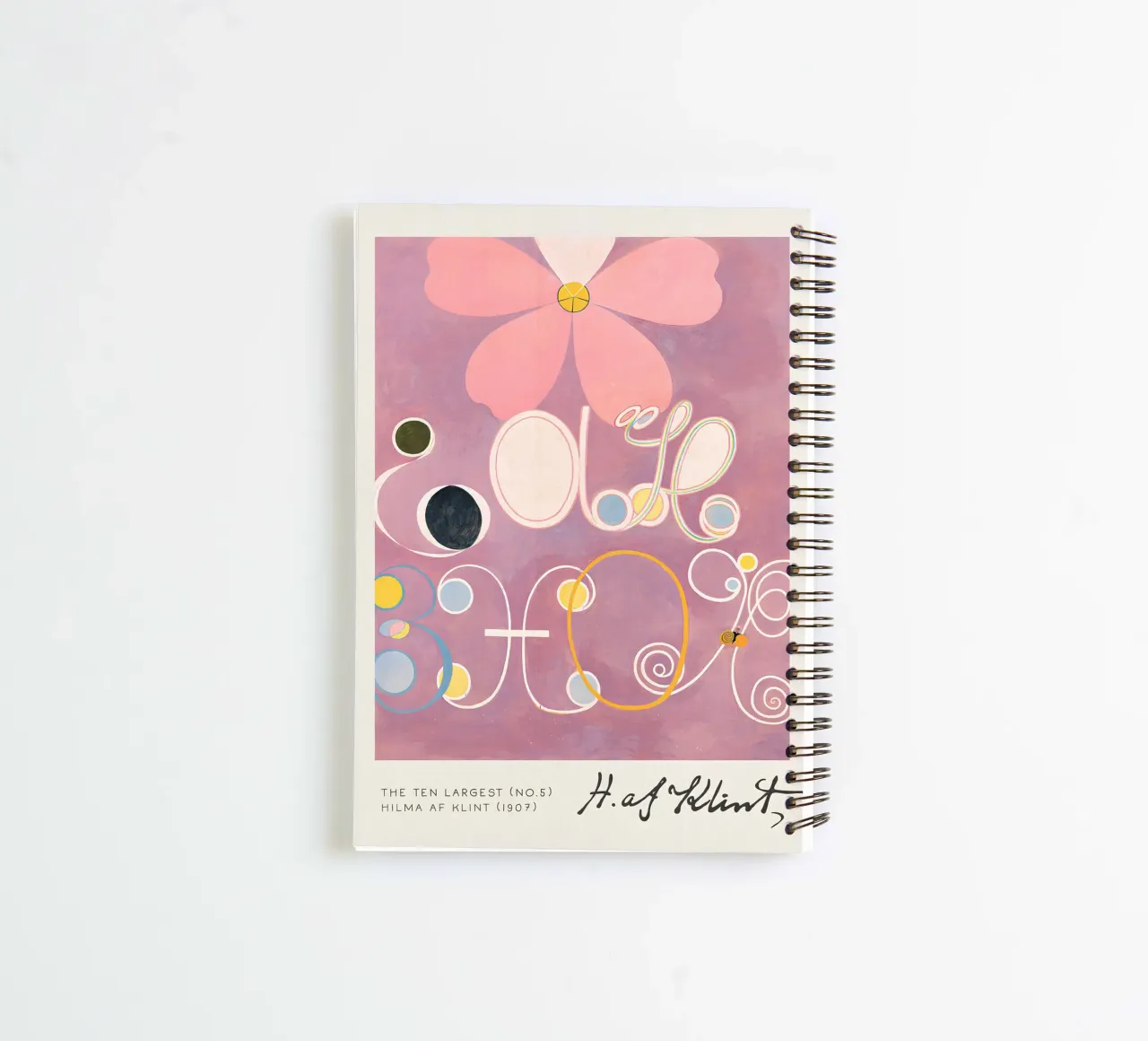 Hilma af Klint The Ten Largest No. 5 Adulthood Abstract spiral notebook by homdeco