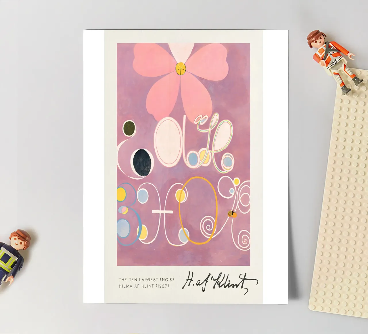 Hilma af Klint Die Zehn Größten Nr. 5 Erwachsenwerden Zusammenfassung Stickerbogen von homdeco