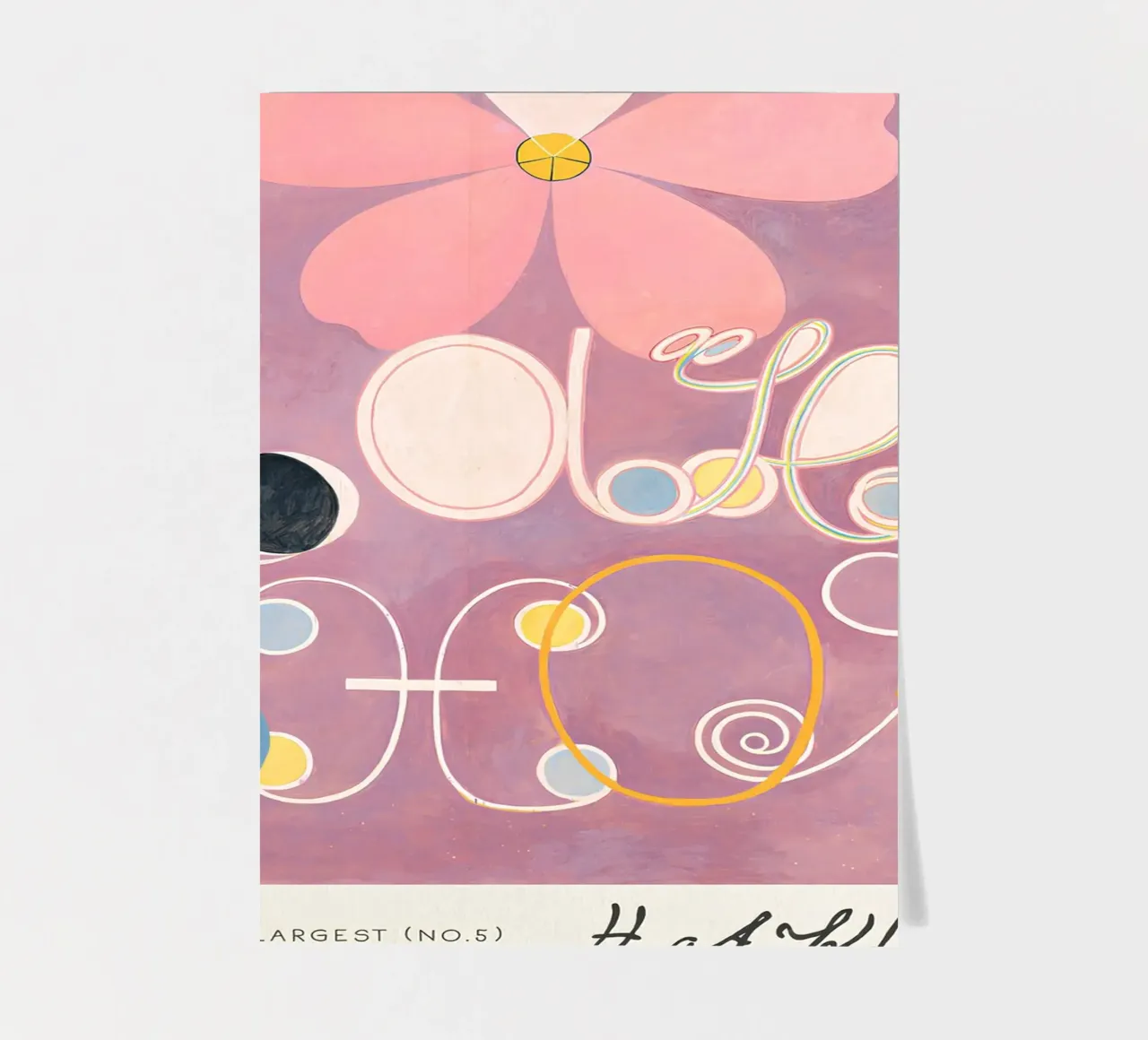 Hilma af Klint Die Zehn Größten Nr. 5 Erwachsenwerden Zusammenfassung Stickerbogen von homdeco