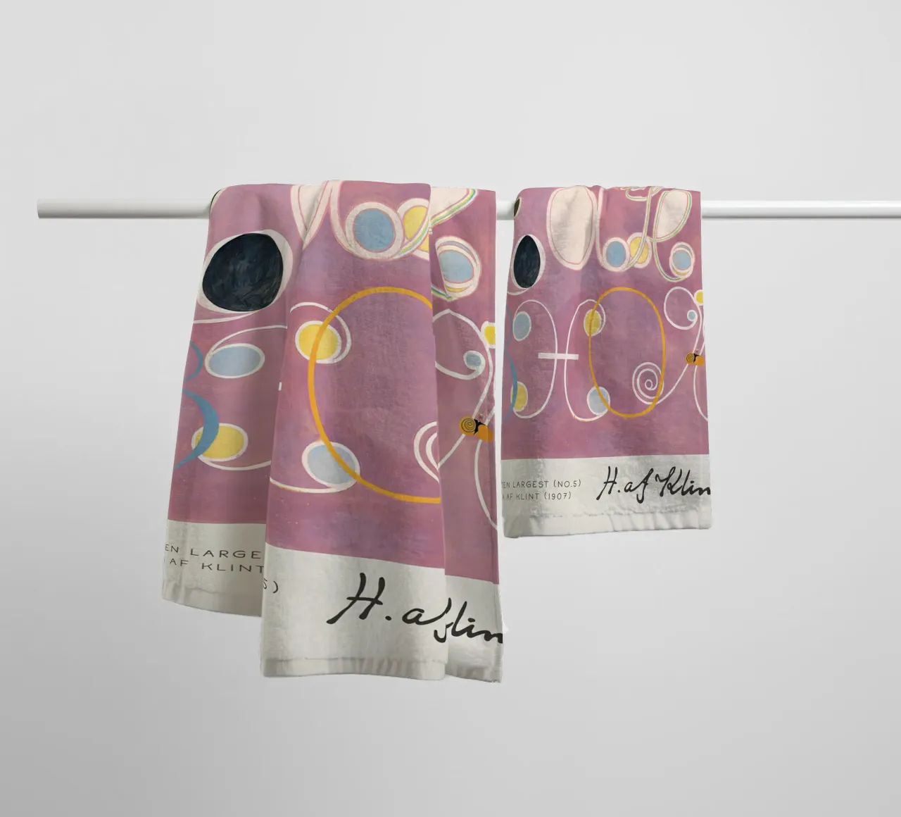 Hilma af Klint I dieci più grandi n. 5 L'età adulta Abstract asciugamano da bagno da homdeco