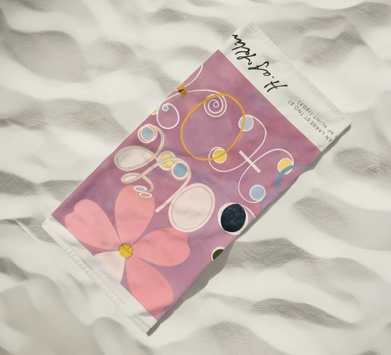 Hilma af Klint I dieci più grandi n. 5 L'età adulta Abstract telo mare da homdeco