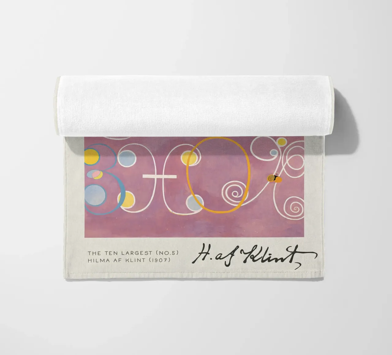 Hilma af Klint I dieci più grandi n. 5 L'età adulta Abstract telo mare da homdeco