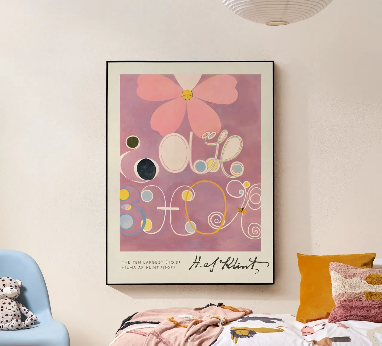 Hilma af Klint I dieci più grandi n. 5 L'età adulta Abstract plexiglass da homdeco