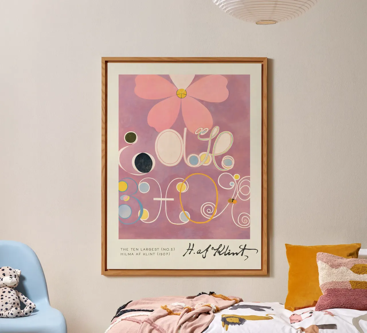 Hilma af Klint I dieci più grandi n. 5 L'età adulta Abstract alluminio dibond da homdeco