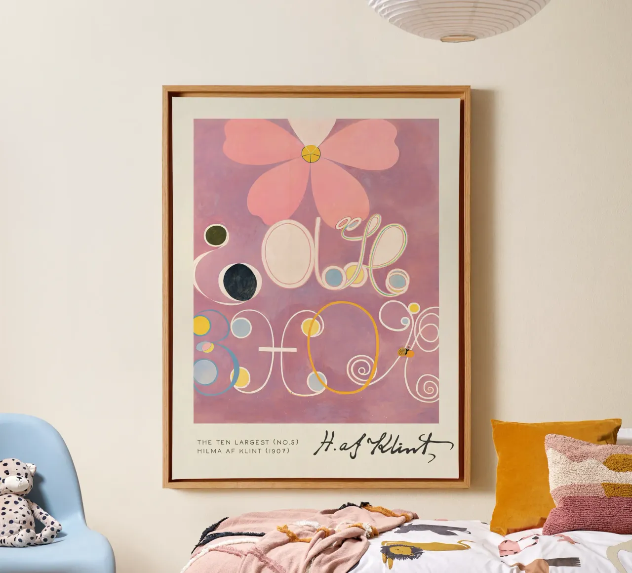 Hilma af Klint I dieci più grandi n. 5 L'età adulta Abstract tela da homdeco