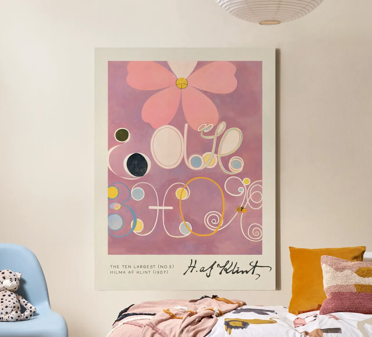 Hilma af Klint I dieci più grandi n. 5 L'età adulta Abstract tela da homdeco