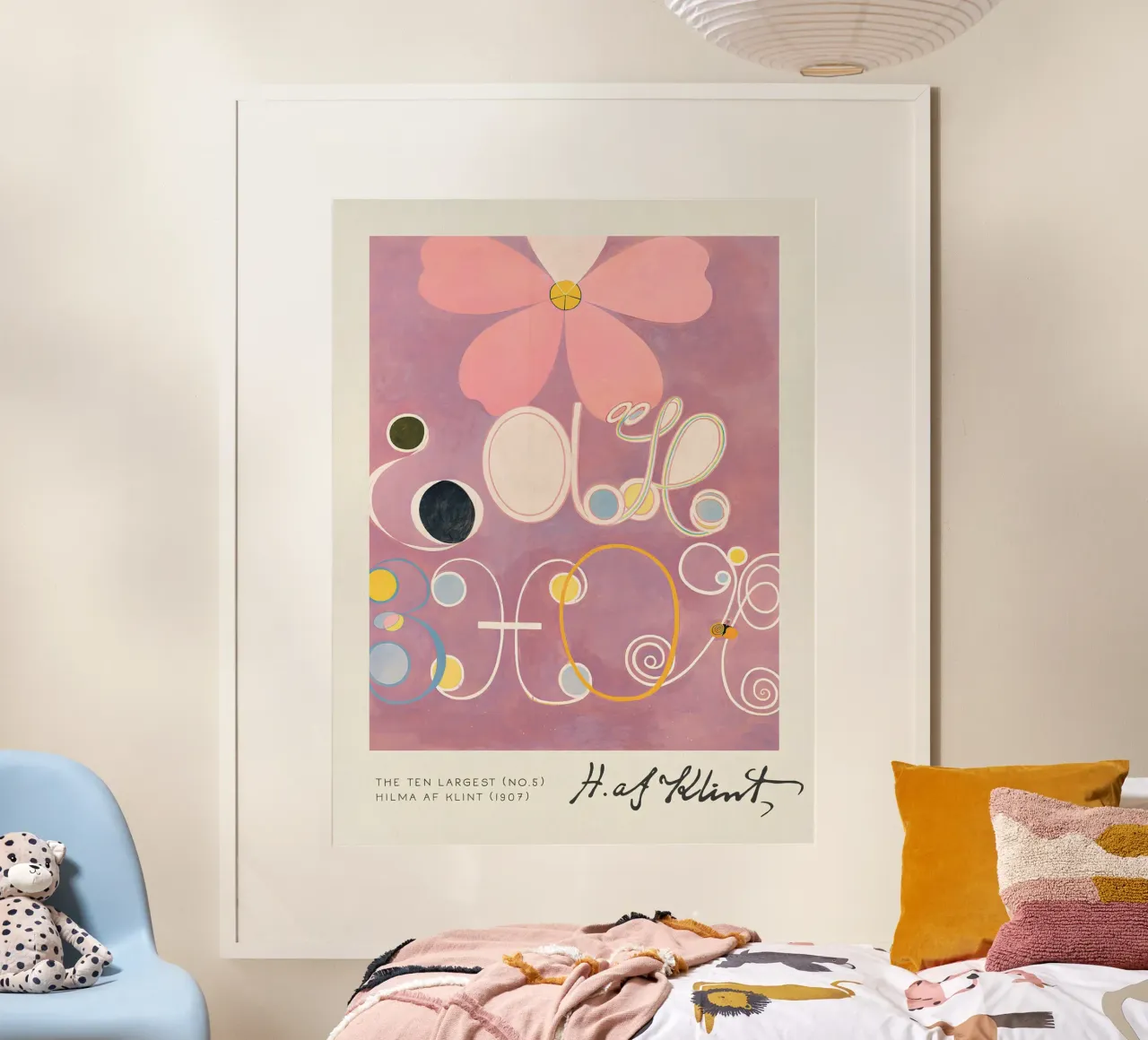 Hilma af Klint I dieci più grandi n. 5 L'età adulta Abstract carta hahnemühle da homdeco