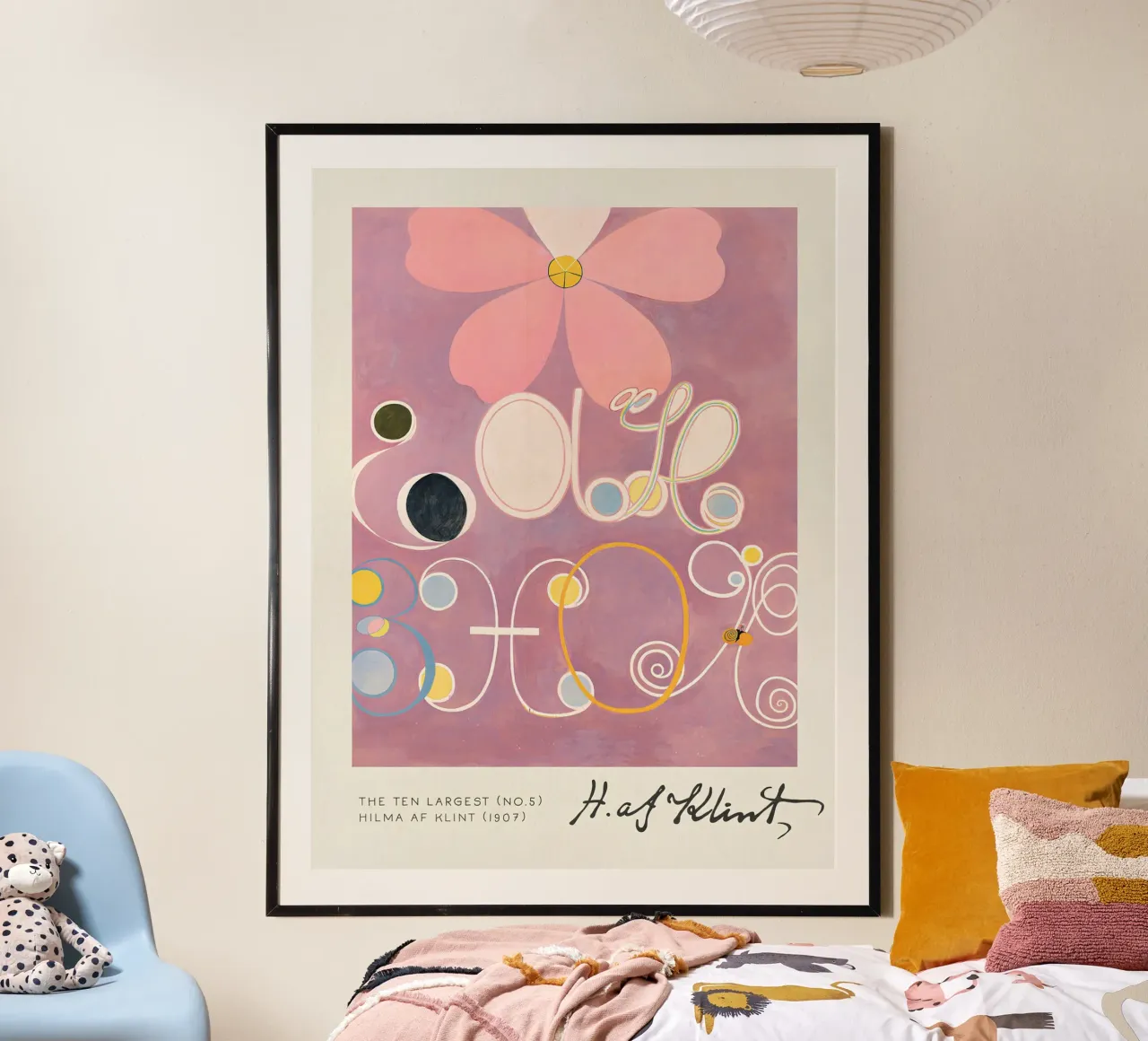 Hilma af Klint I dieci più grandi n. 5 L'età adulta Abstract carta hahnemühle da homdeco