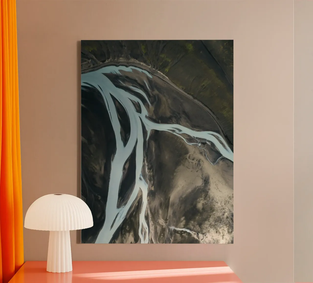 river aerial view canvas by Earthly Visions
