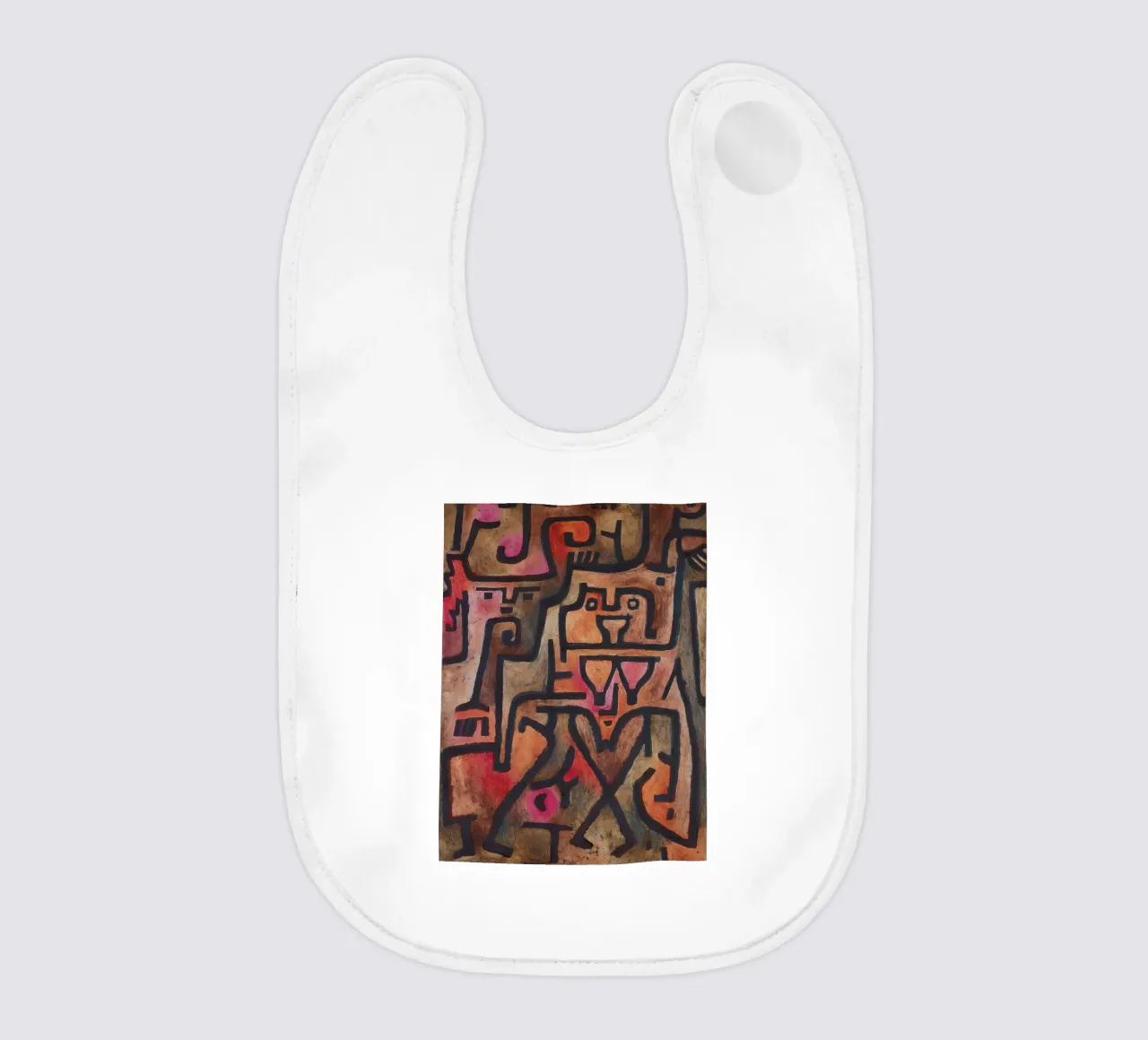 Paul Klee Abstrakte Figuren Tribal Expressionistische Kunst Babylätzchen von homdeco