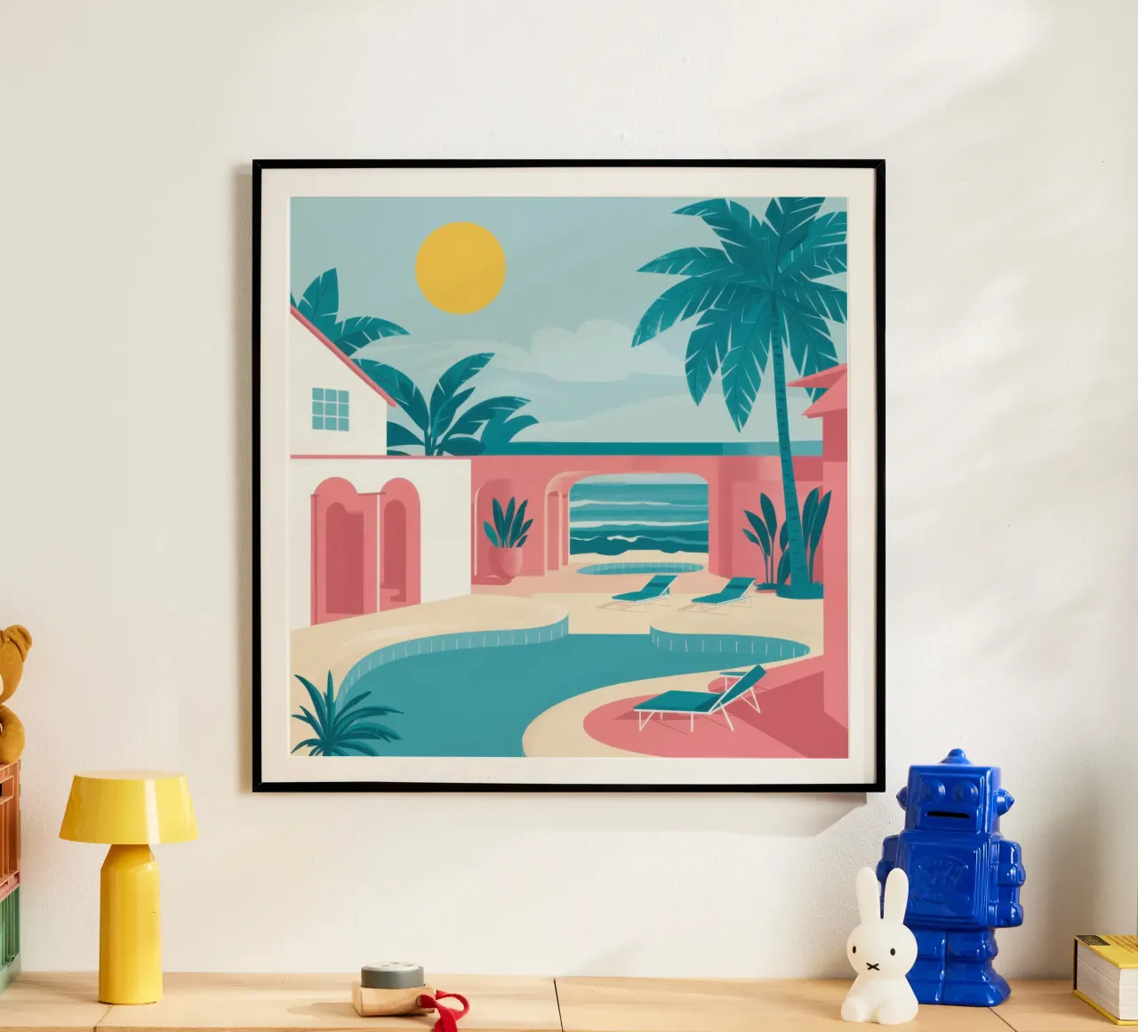 Azure Poolside Glückseligkeit Hahnemühle von Veil Maya