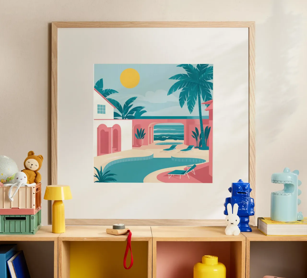 Azure Poolside Glückseligkeit Hahnemühle von Veil Maya