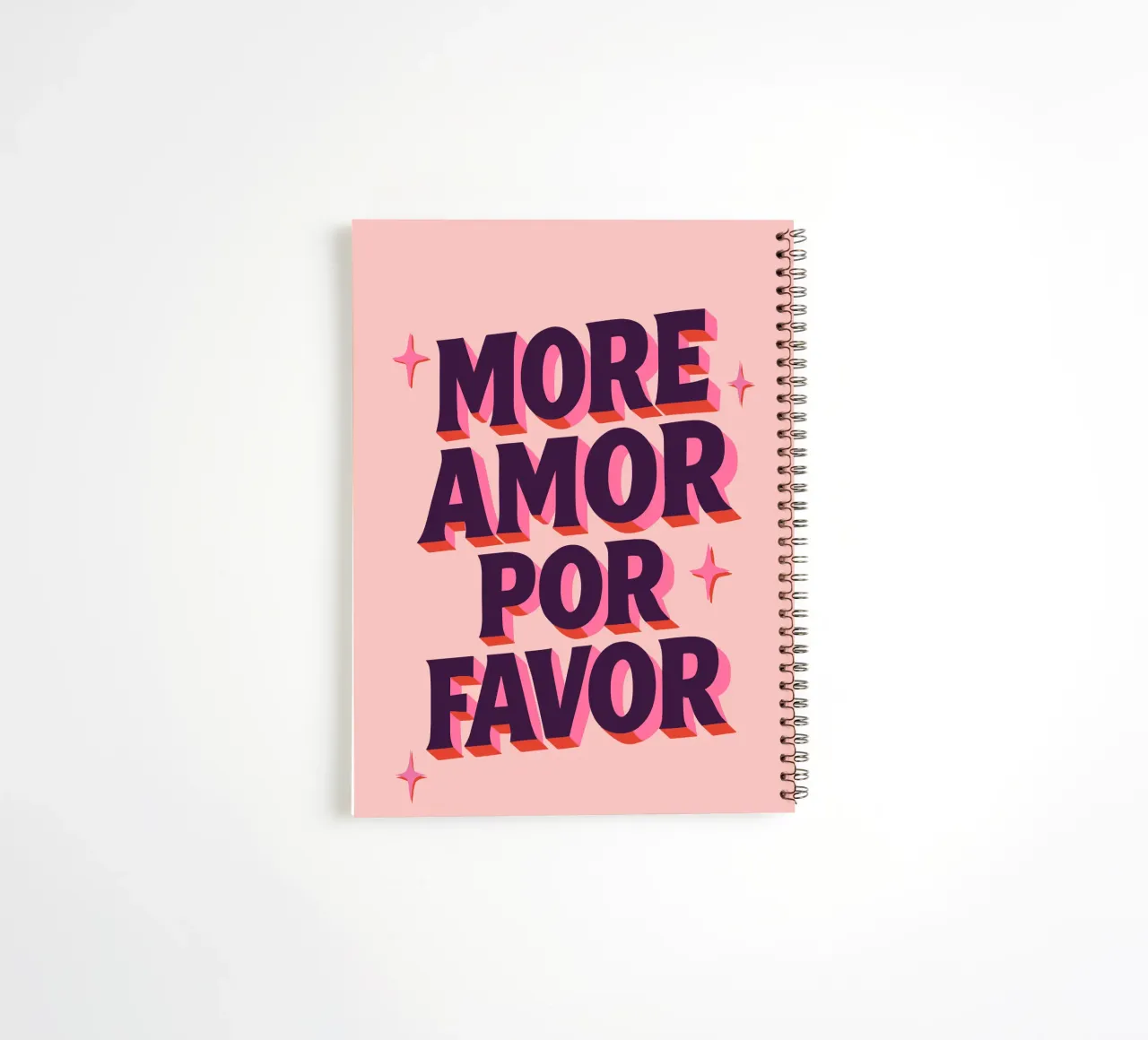 Love, Please! spiral notebook by KUNSTstück