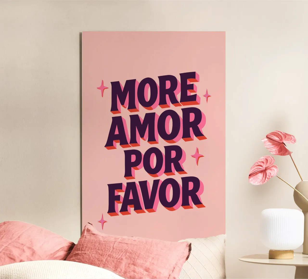 Amore, per favore! alluminio dibond da KUNSTstück