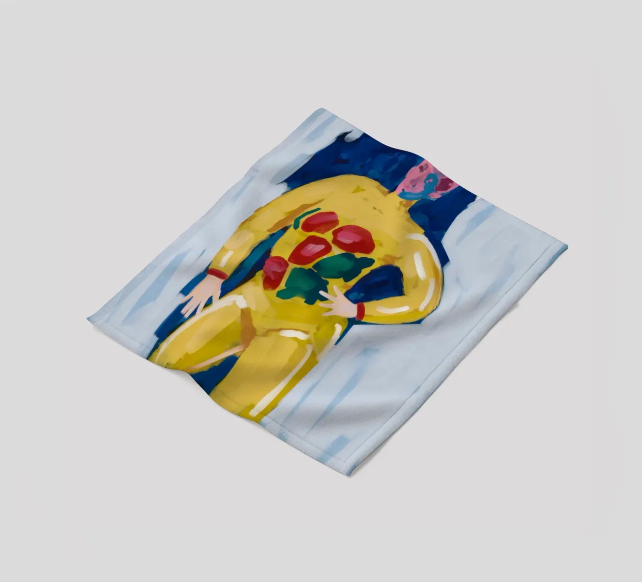 Figura dell'abbondanza cromatica coperta in pile da Veil Maya