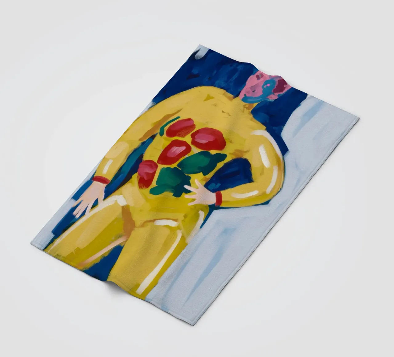 Figura dell'abbondanza cromatica coperta in pile da Veil Maya