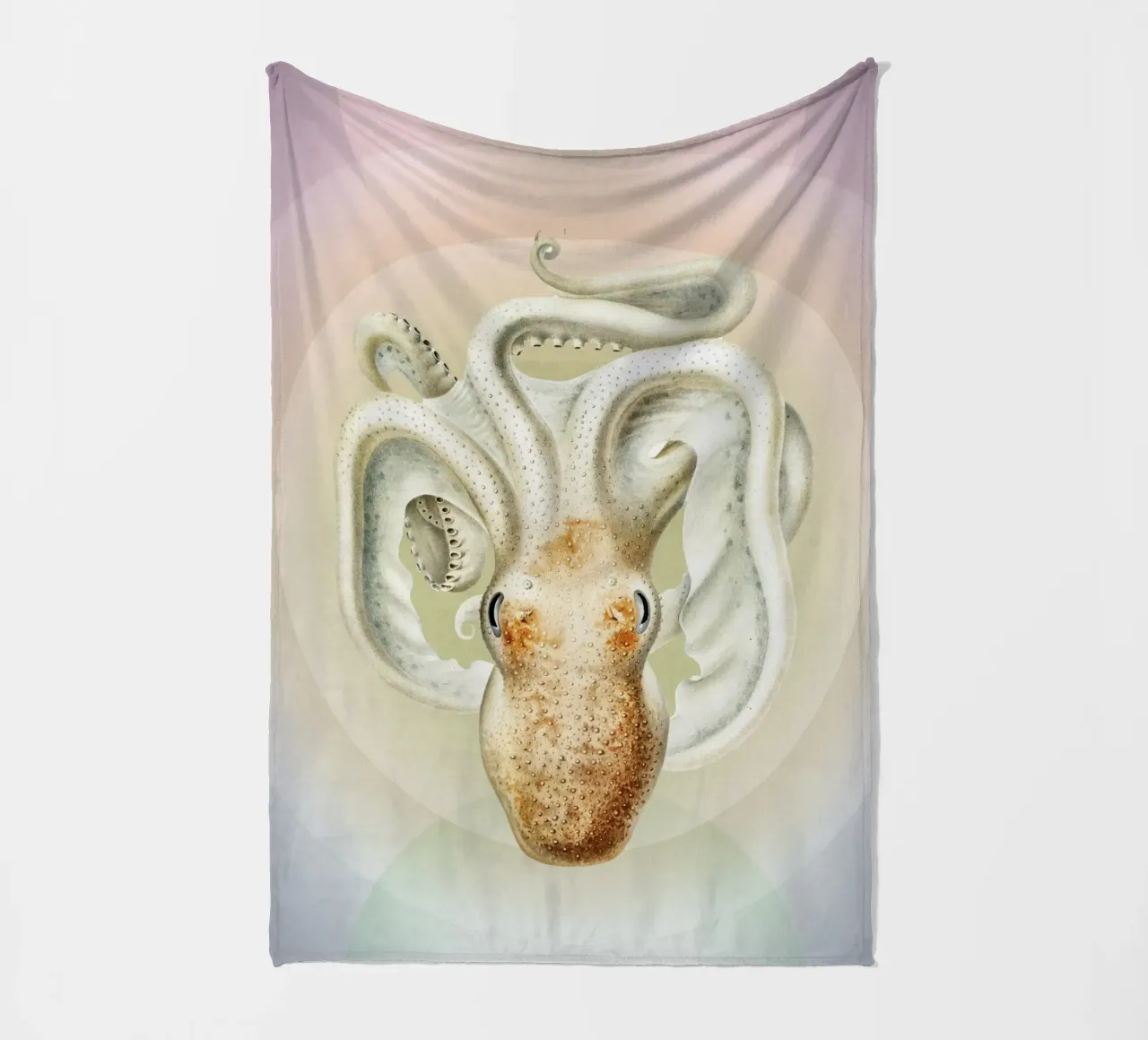 OctoOrbit | Press Play Art Print Remix coperta in pile da Press Play Art Prints