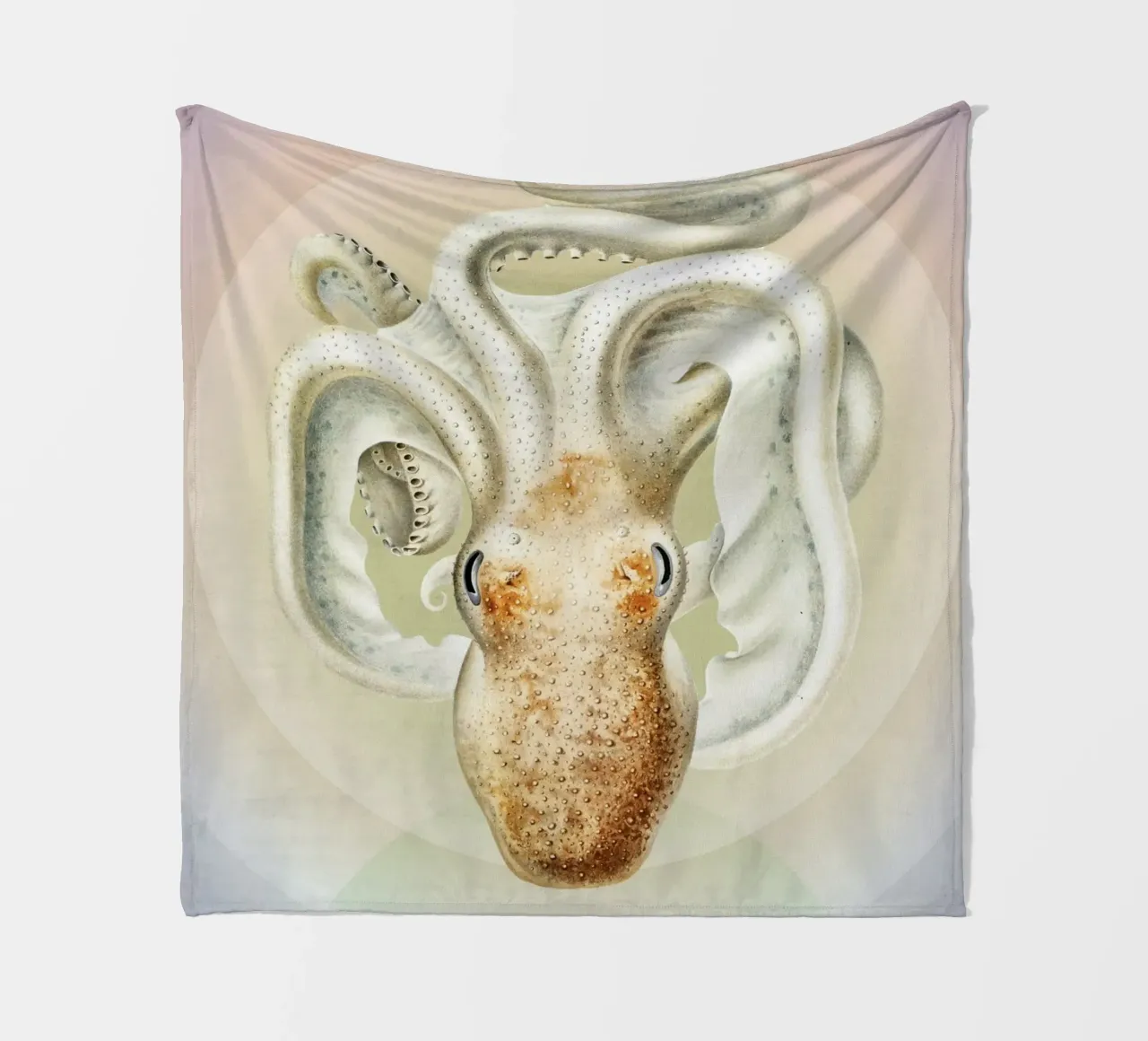 OctoOrbit | Press Play Art Print Remix coperta in pile da Press Play Art Prints
