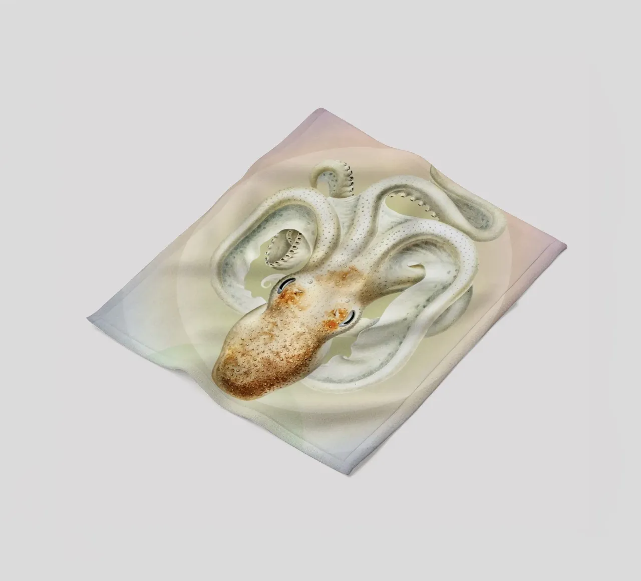 OctoOrbit | Press Play Art Print Remix coperta in pile da Press Play Art Prints