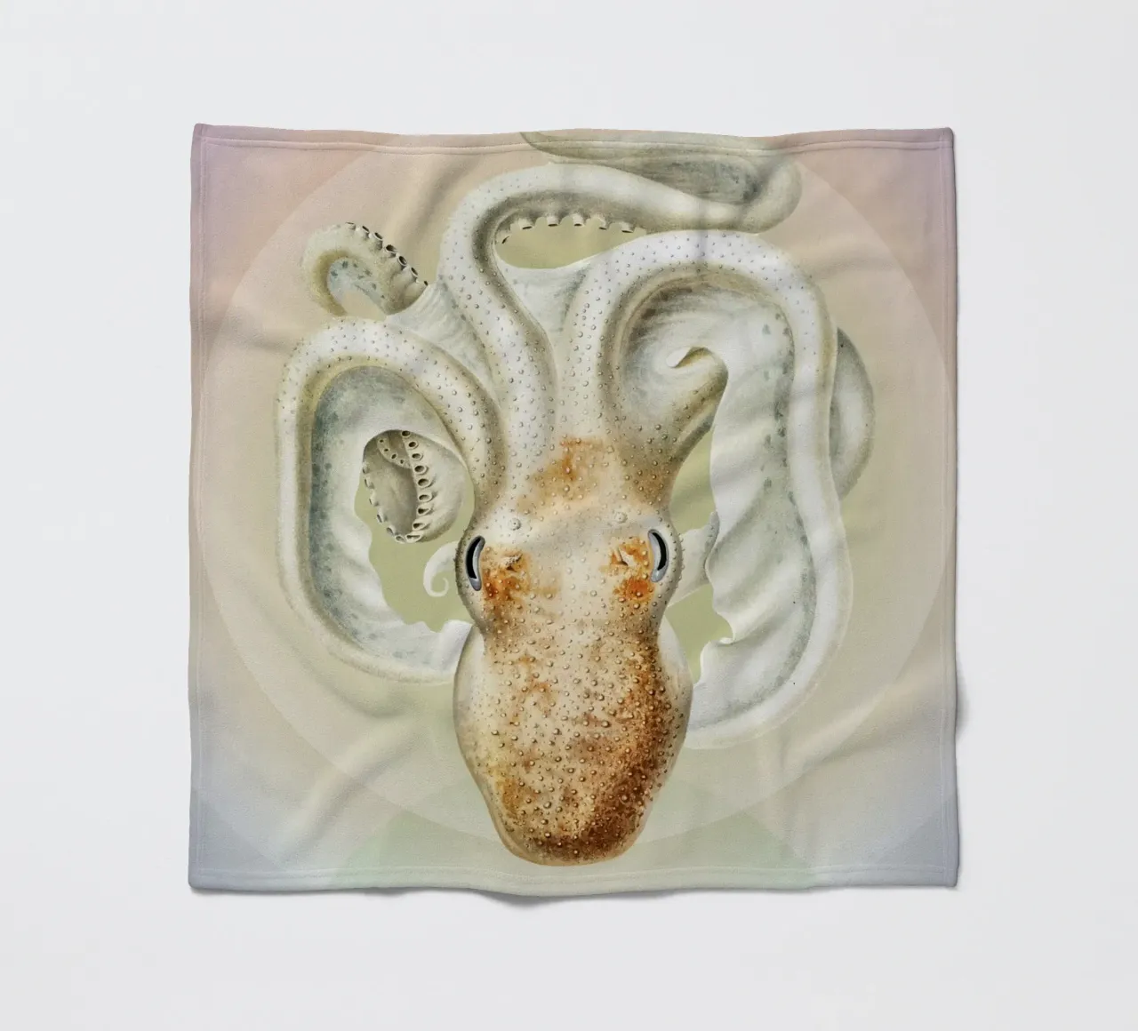 OctoOrbit | Press Play Art Print Remix coperta in pile da Press Play Art Prints