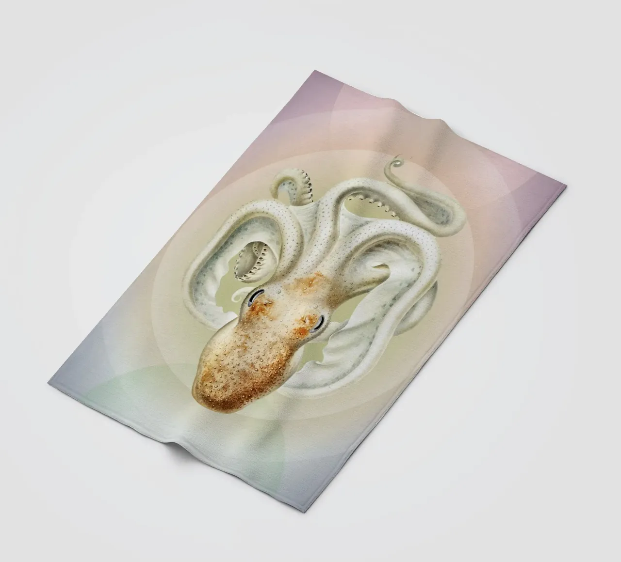 OctoOrbit | Press Play Art Print Remix coperta in pile da Press Play Art Prints