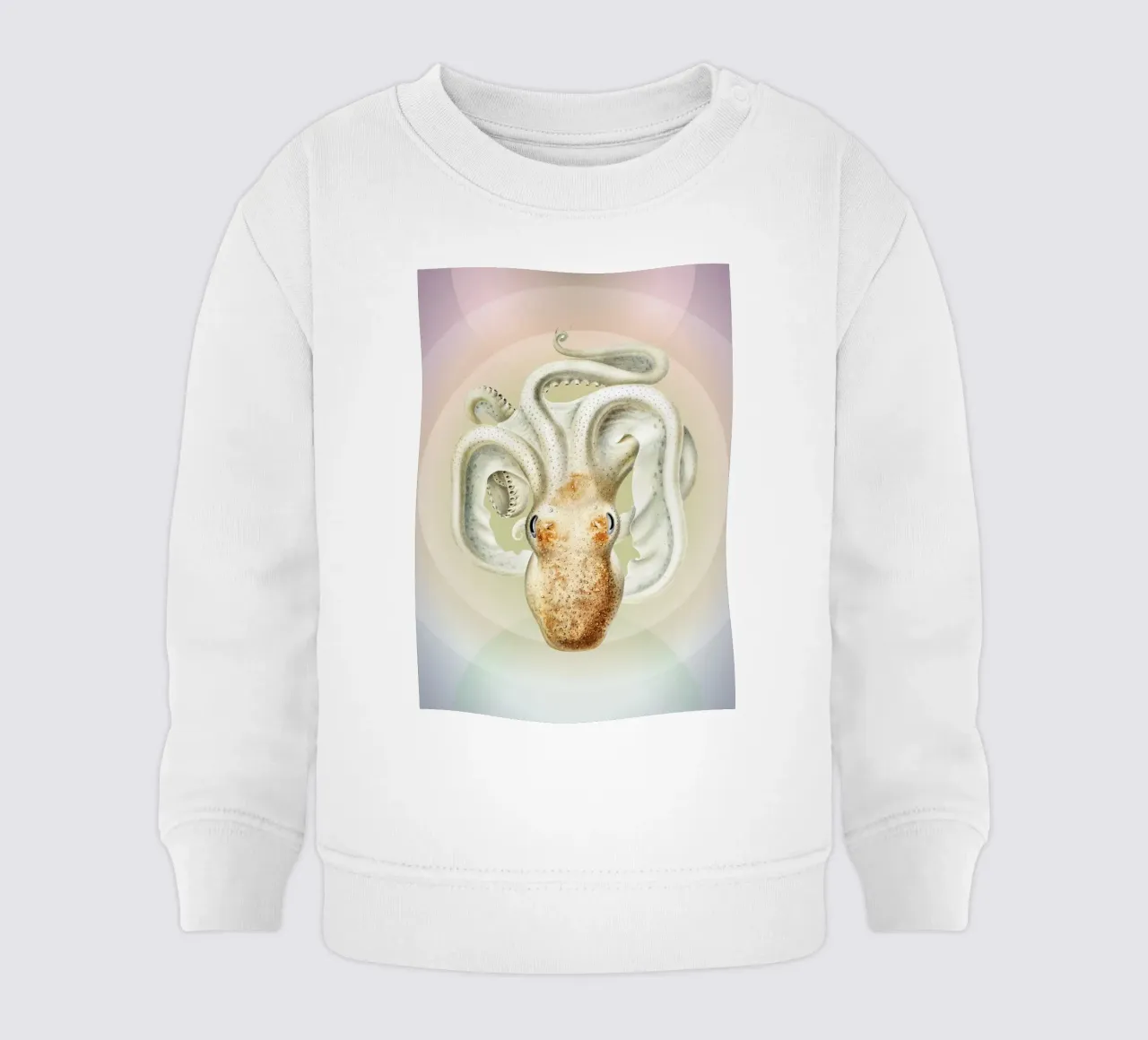 OctoOrbit | Press Play Art Print Remix felpa neonato da Press Play Art Prints