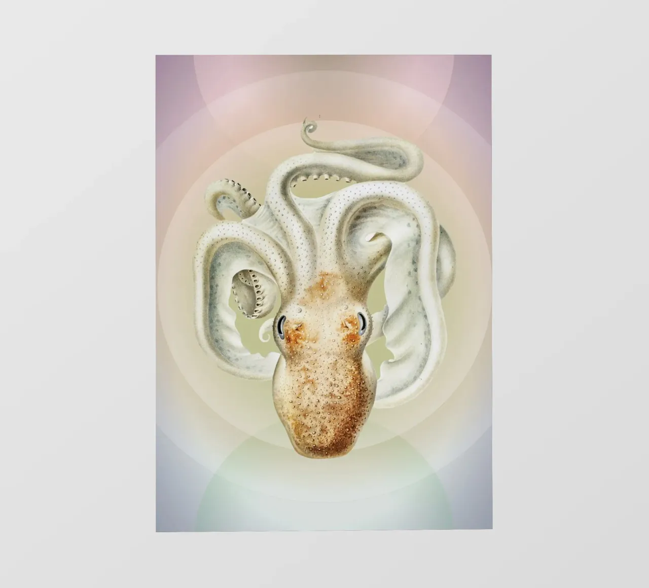 OctoOrbit | Press Play Art Print Remix telo in pvc da Press Play Art Prints