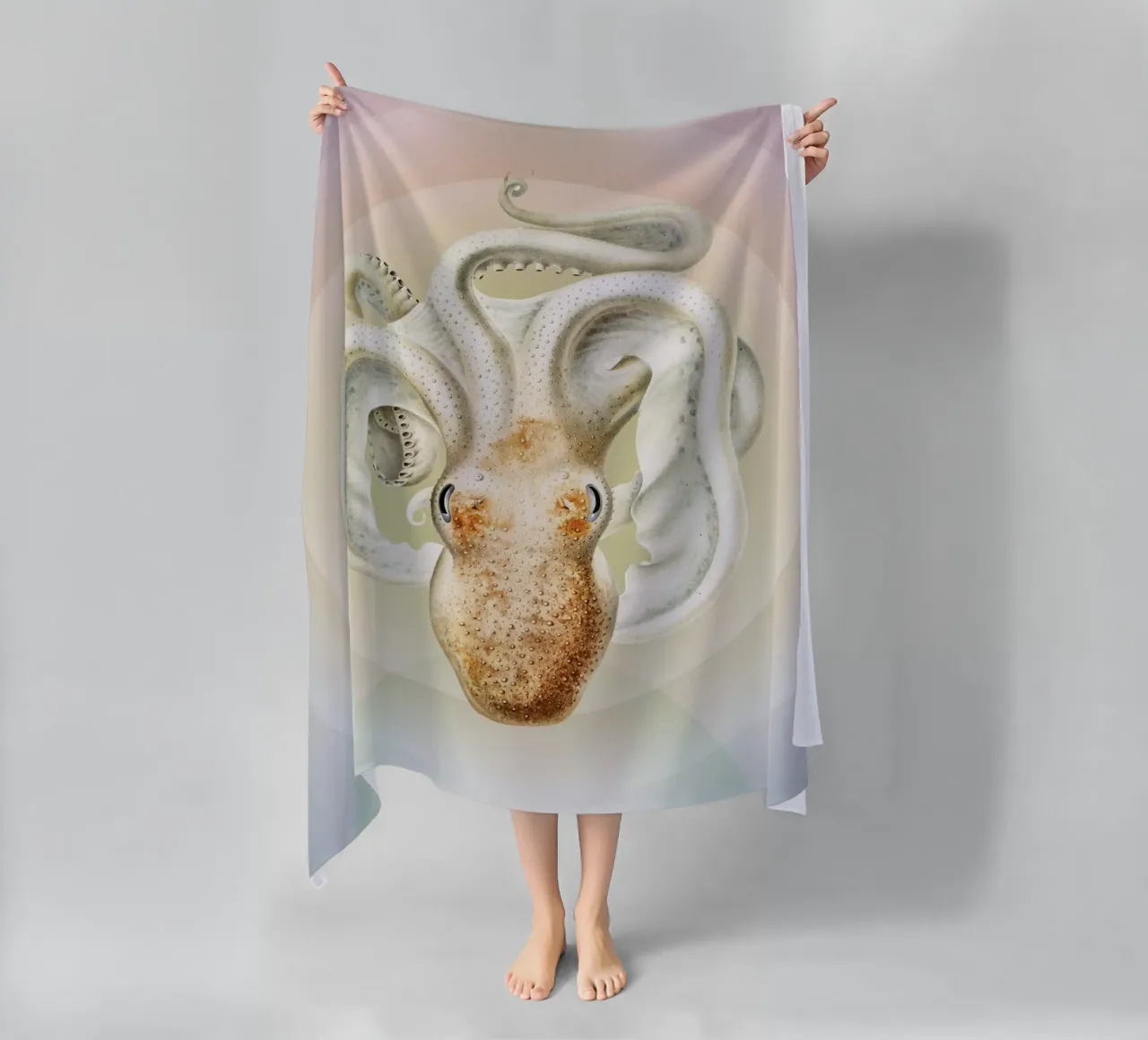 OctoOrbit | Press Play Art Print Remix telo mare da Press Play Art Prints