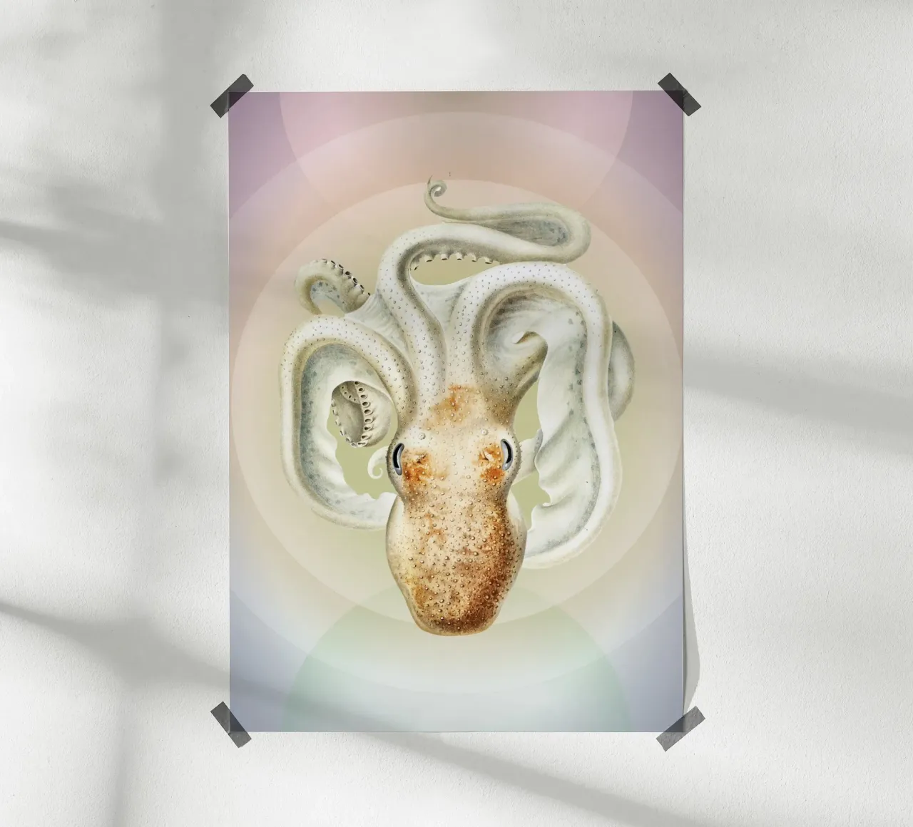 OctoOrbit | Press Play Art Print Remix carta hahnemühle da Press Play Art Prints