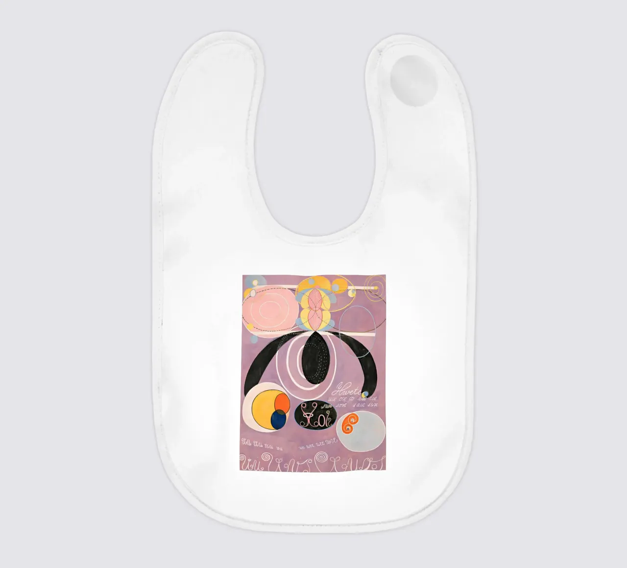 Hilma af Klint I dieci più grandi n. 6 L'età adulta Abstract bavaglino da homdeco