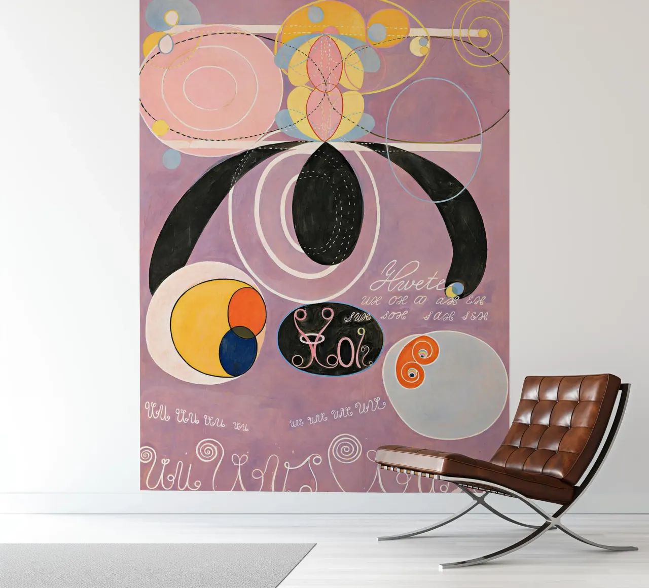 Hilma af Klint The Ten Largest No. 6 Adulthood Abstract photo wallpaper by homdeco