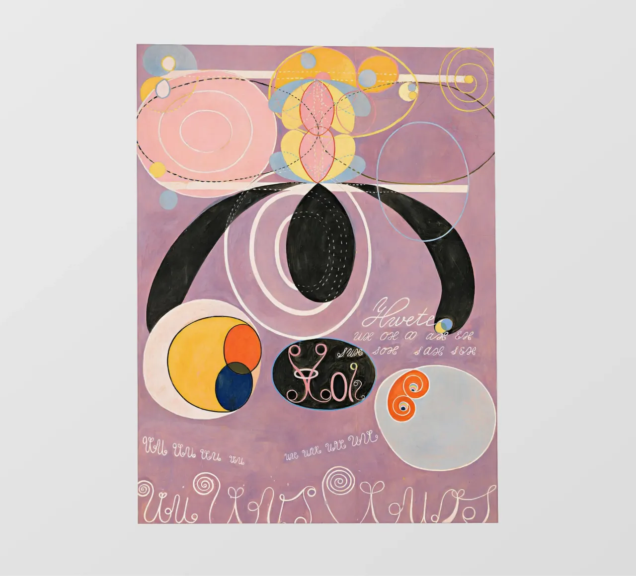 Hilma af Klint I dieci più grandi n. 6 L'età adulta Abstract telo in pvc da homdeco